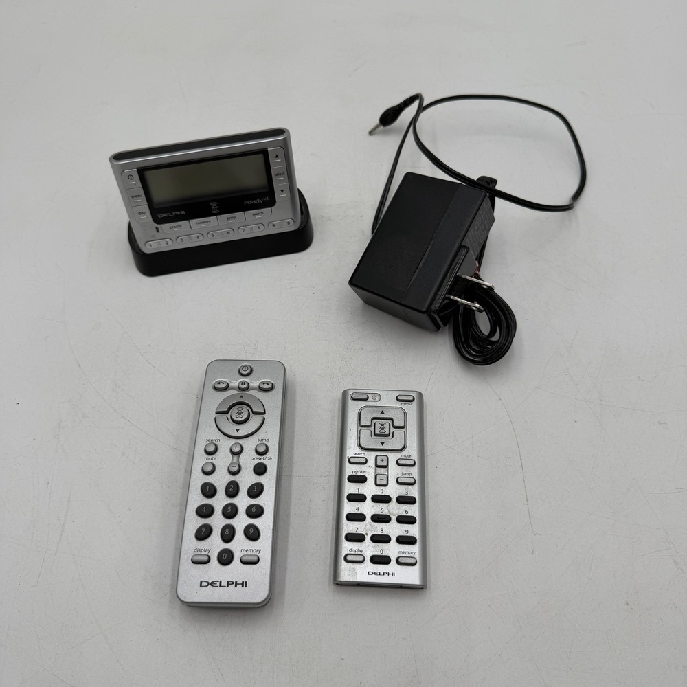 Sirius XM Radio Delphi Roady XT SA10177 Power Cord Remotes Tested